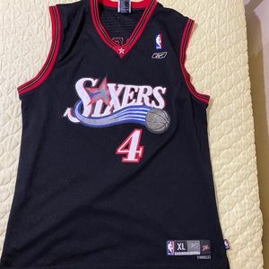 Autograph Chris Webber 76’ers Jersey XL